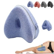 Beauare Smoothspine Alignment Pillow - Relieve Pain \u0026 Sciatica, Leg Alignment Pillow, Smooth Spine Improved Leg Pillow for Sleeping Side Sleeper (blue)